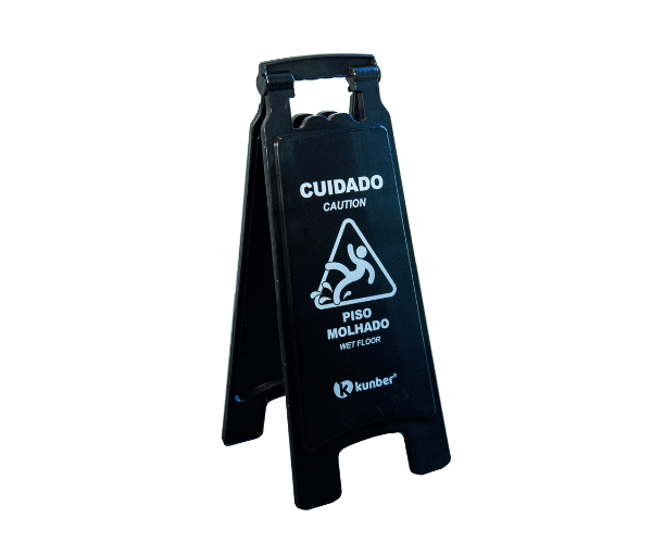 14104-PLACA-SINALIZACAO-PISO-MOLHADO-BLACK-PREMIUM-KUNBER